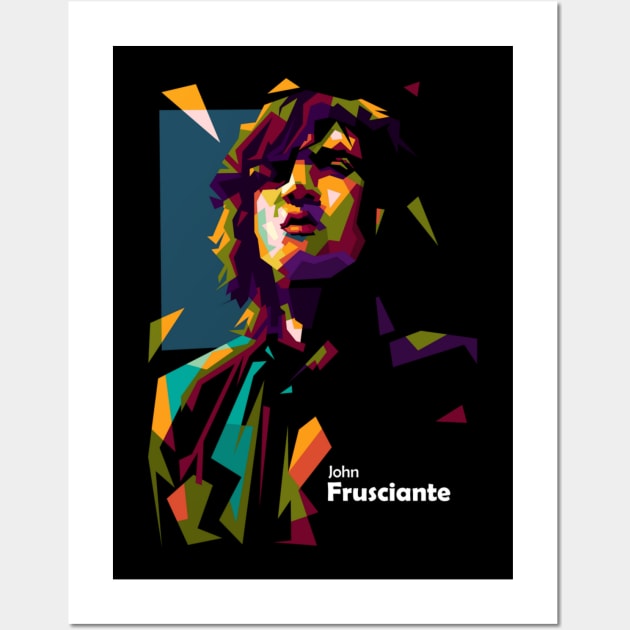 John Frusciante In Trend Pop Art Wall Art by animaperio pixel retro